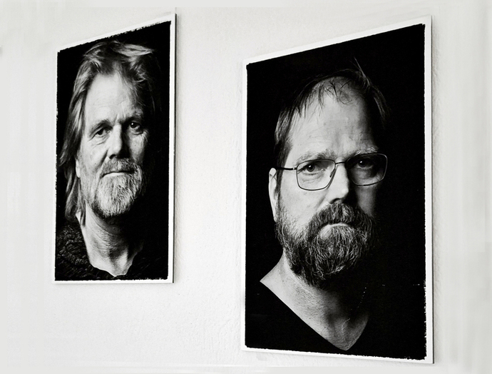 Fine artprint op dibond verlijmd